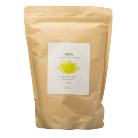 Vi-Naturalis-KLG-Supplemente_MSM - Organischer Schwefel 16-Monatsvorrat -- 1000g