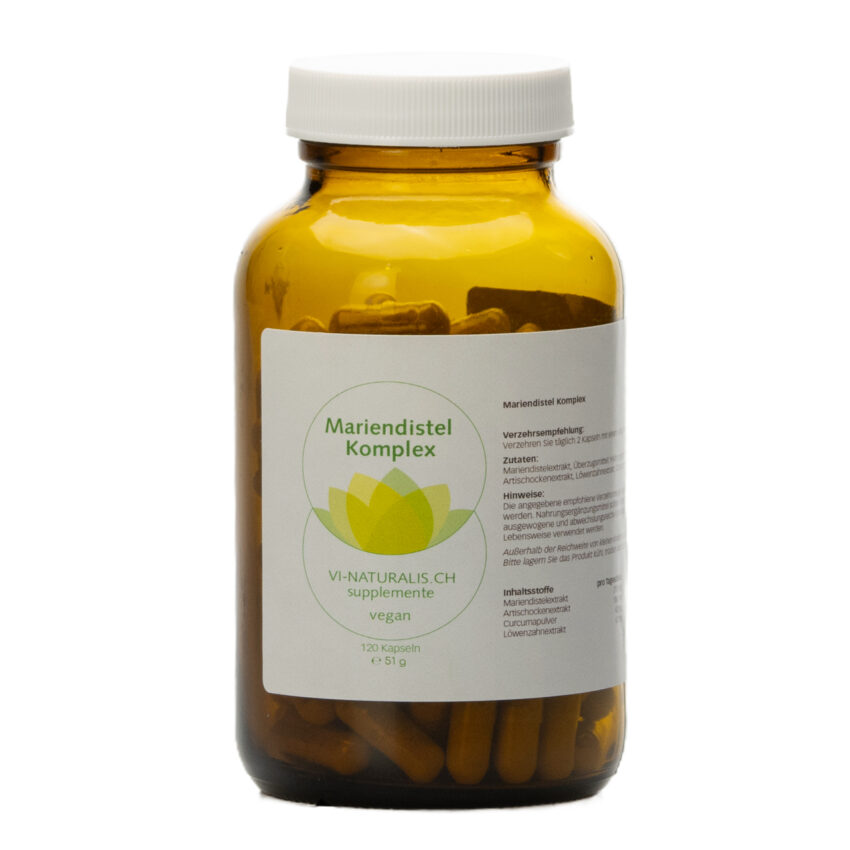 Vi-Naturalis-KLG-Supplemente_Mariendistel Komplex 120 Kapseln im Glas_2