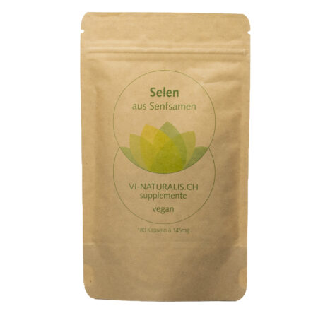 Natürliches Selen (aus Senfsamen) 180 Kapseln á 145 mg