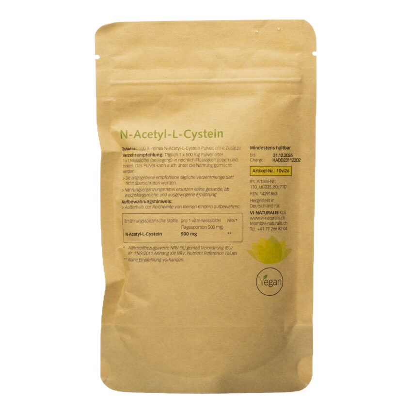 N-Acetyl-L-Cystein Pulver 100 g – Bild 2