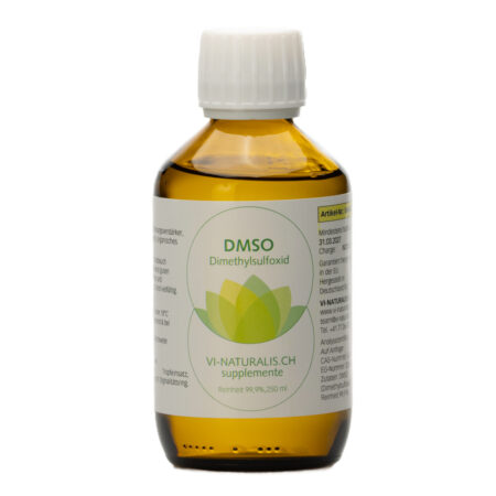 DMSO Dimethylsulfoxid 99,9 % in Braunglasflasche 250 ml
