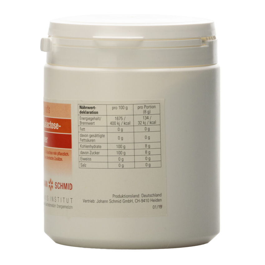 Schmid’s D-Galactose-Pulver vegan 400g – Bild 2