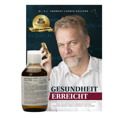 2 CDL 250 ml Braunglas & Neues Buch Andreas Kalcker Gesundheit erreicht  Set 10